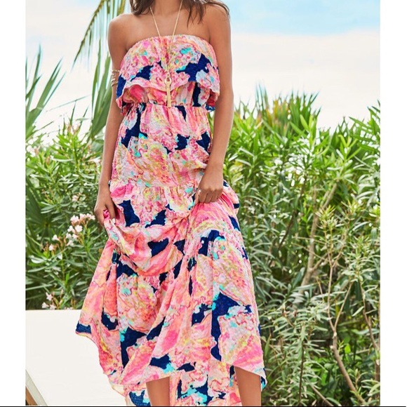 NWT Lilly Pulitzer Caridee Maxi Dress - Picture 1 of 8